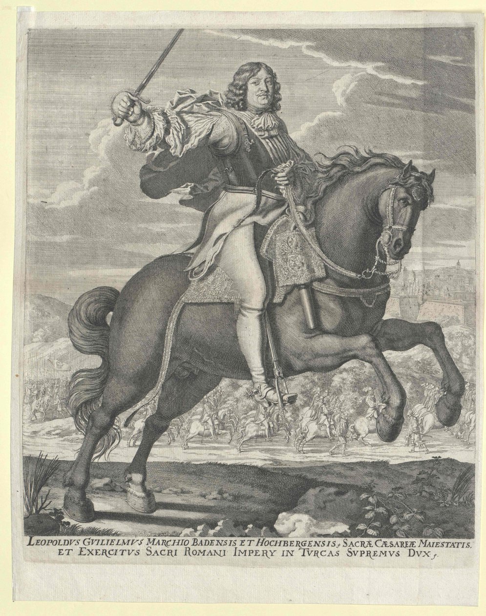 Leopold Wilhelm I van Baden-Baden door Artist Unknown