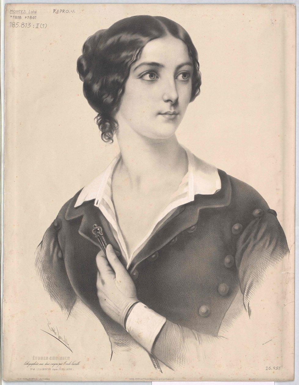 Lola Montez door Artist Unknown