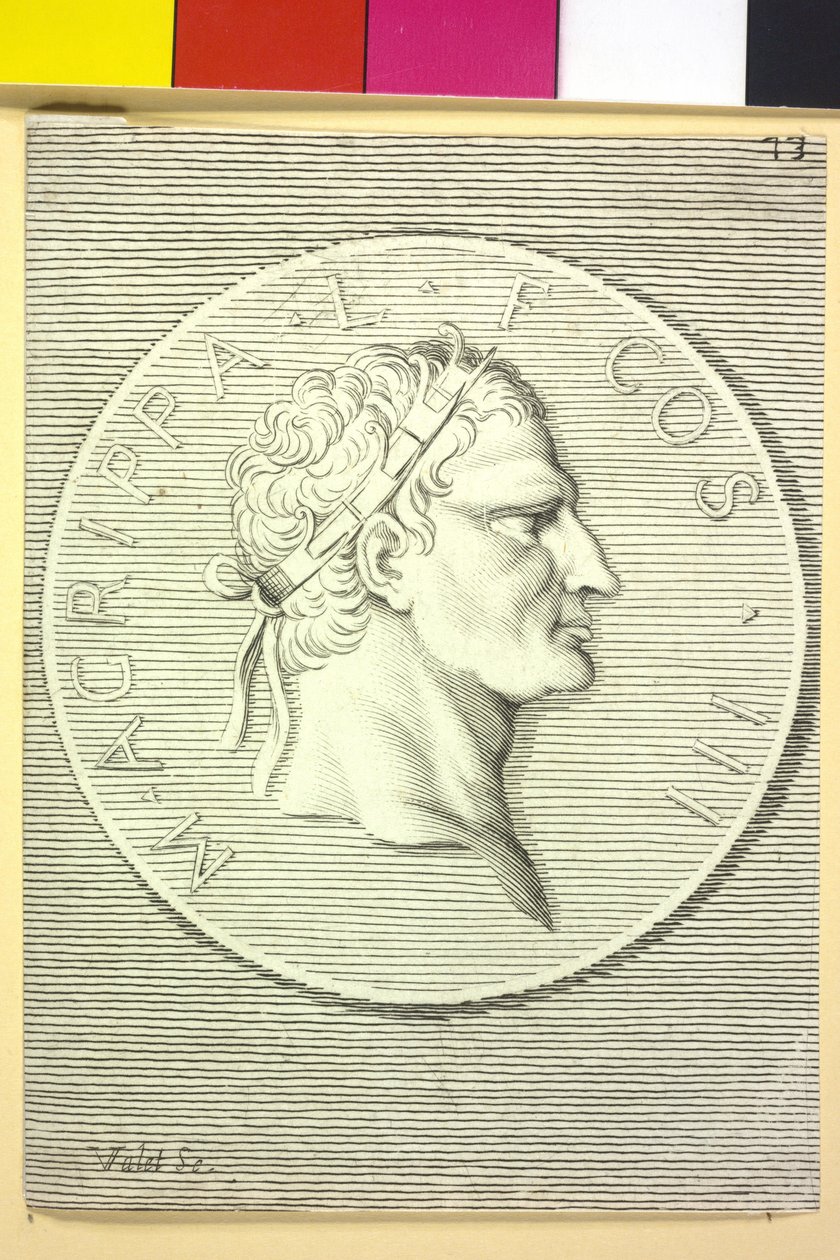 Marcus Vipsanius Agrippa door Artist Unknown