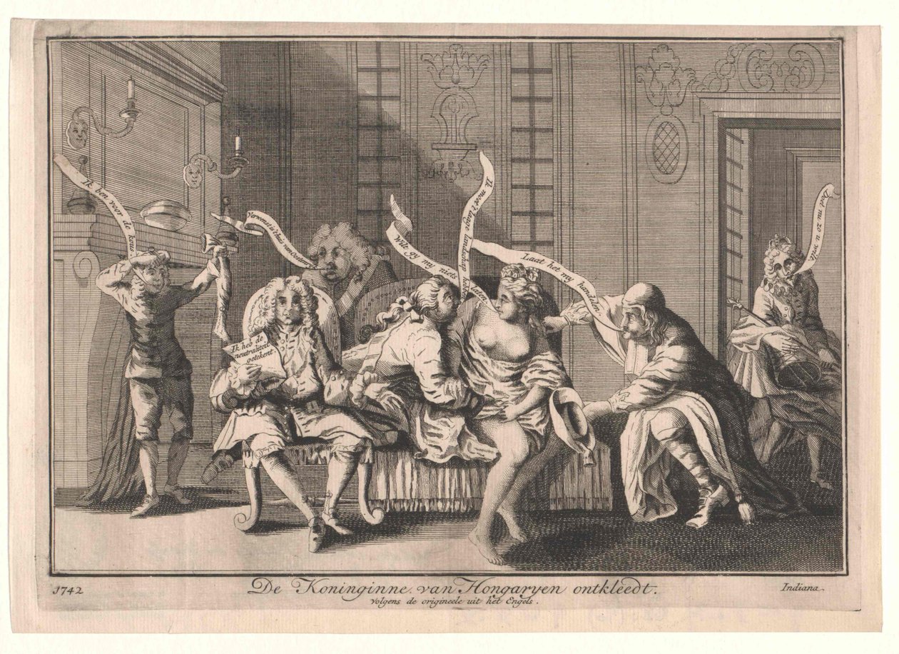 Maria Theresia door Artist Unknown