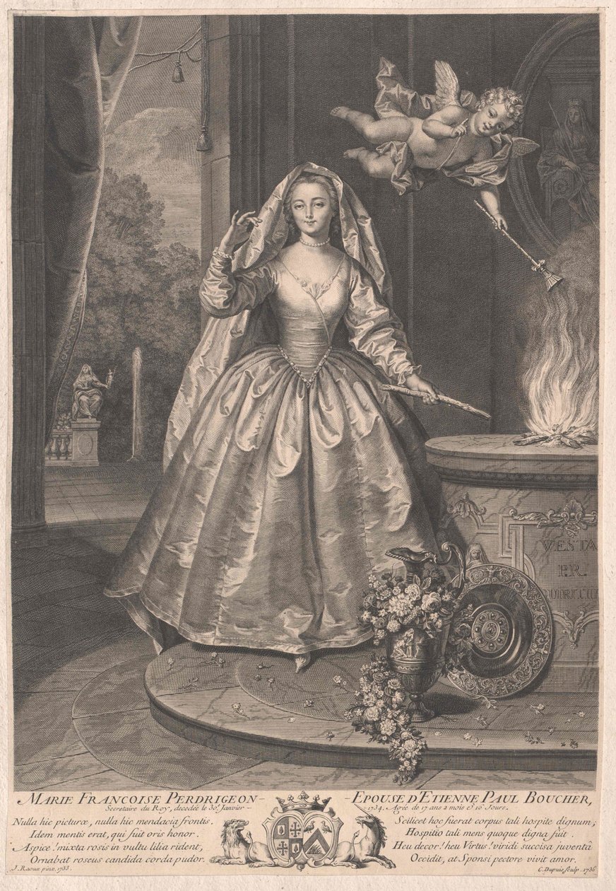 Marie Francoise Perdrigeon door Artist Unknown