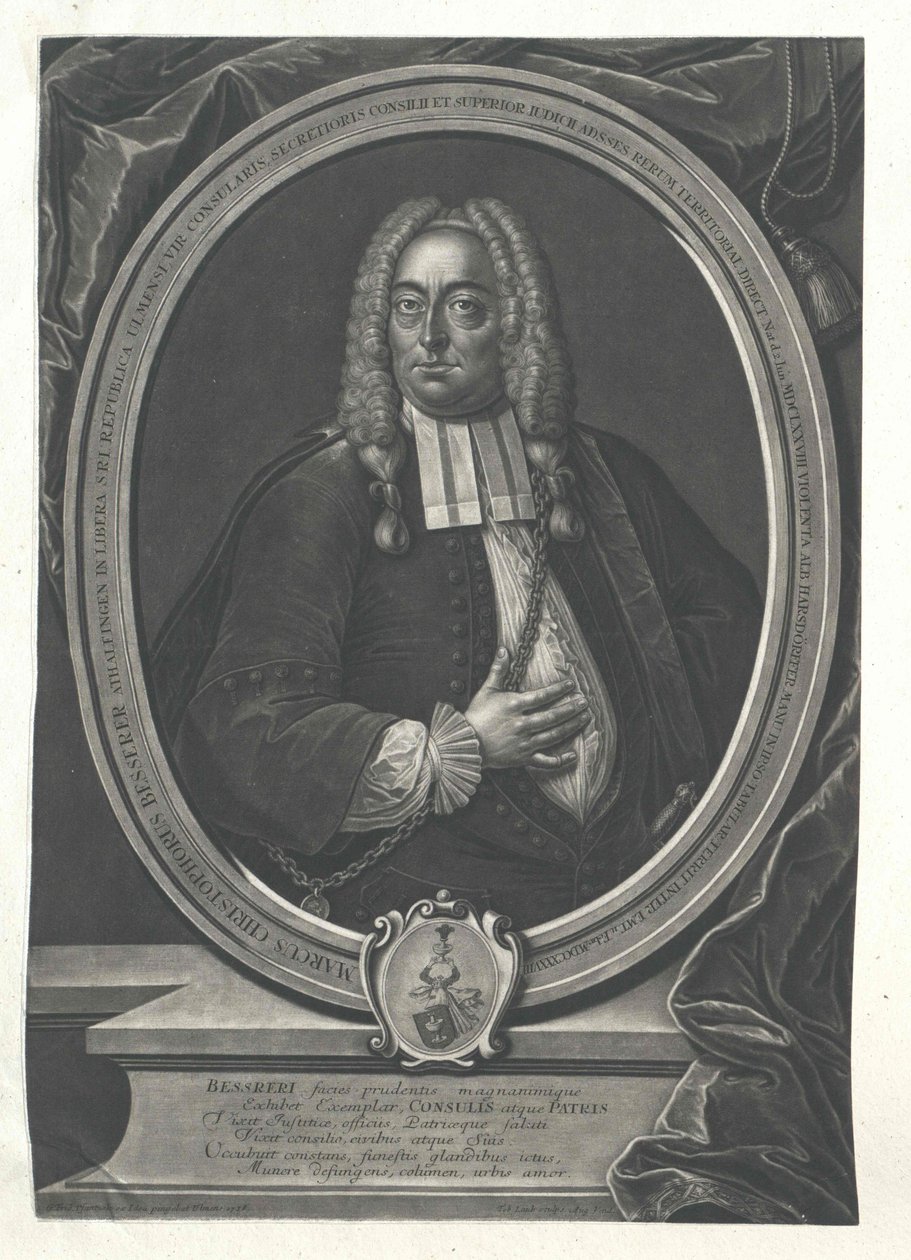 Mark Christoph Besserer uit Thalfingen door Artist Unknown