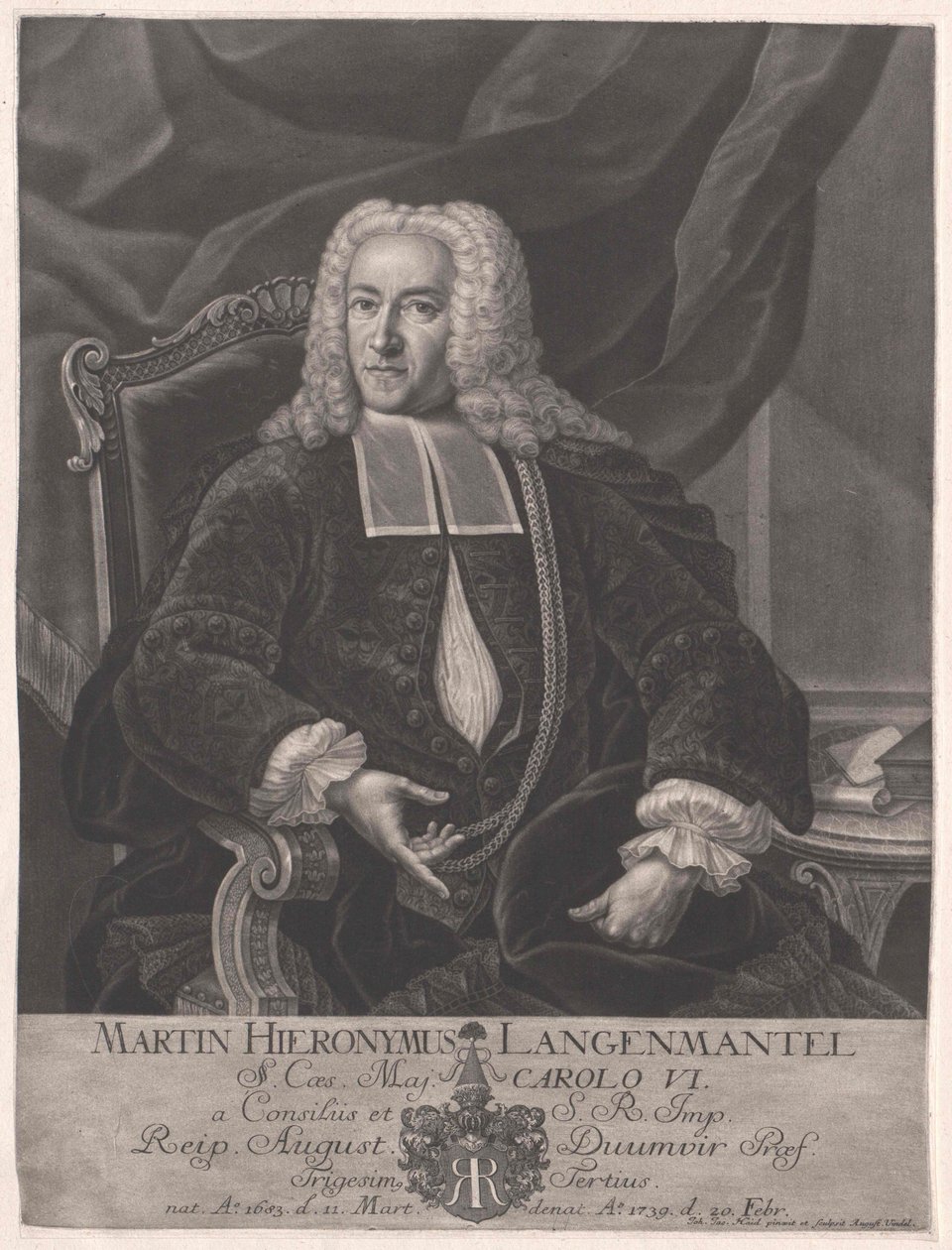 Martin Jeroen Langenmantel door Artist Unknown
