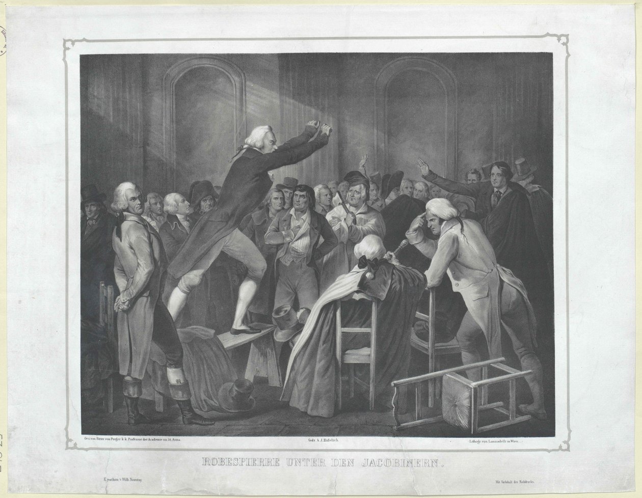 Maximilien de Robespierre door Artist Unknown
