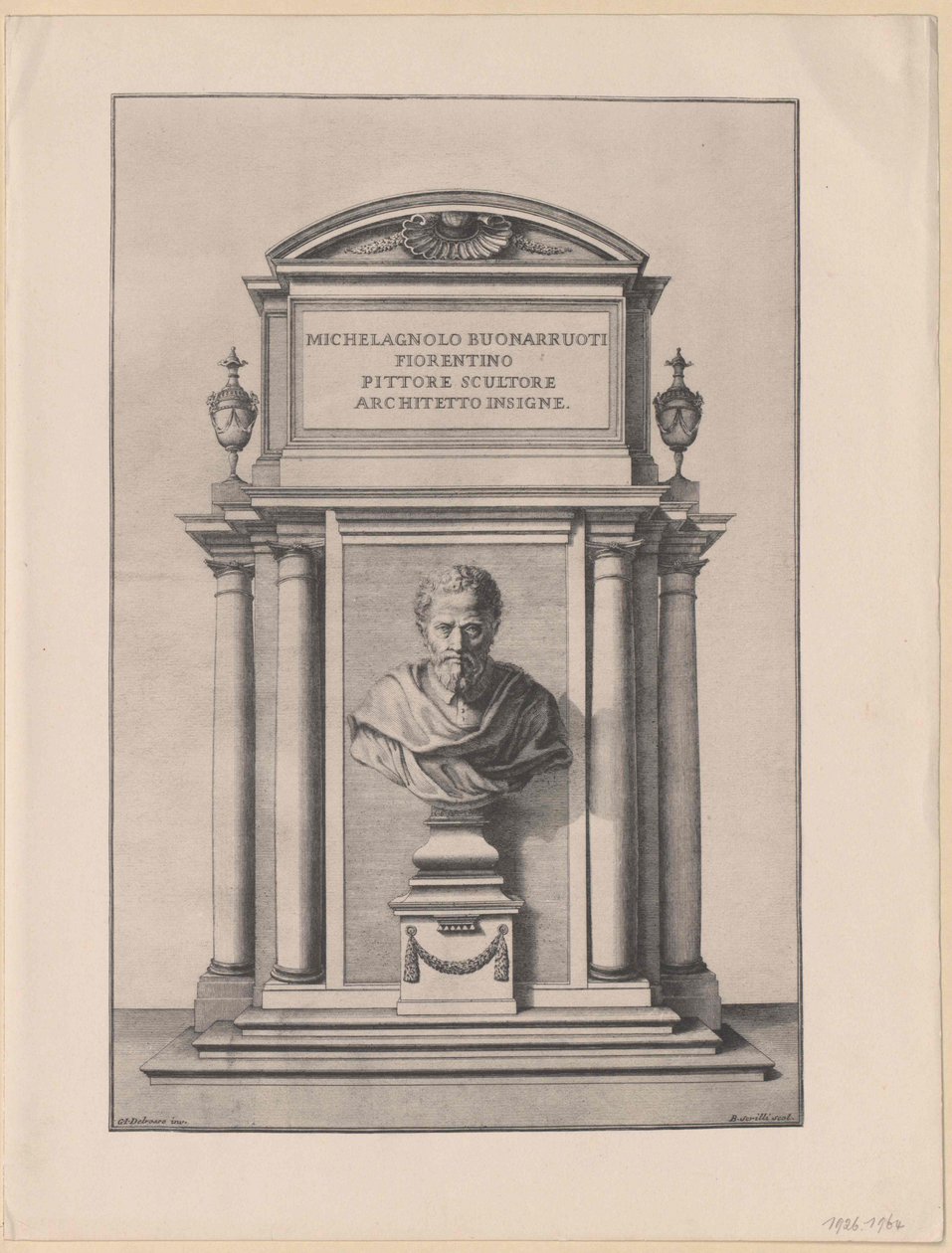 Michelangelo Buonarotti door Artist Unknown