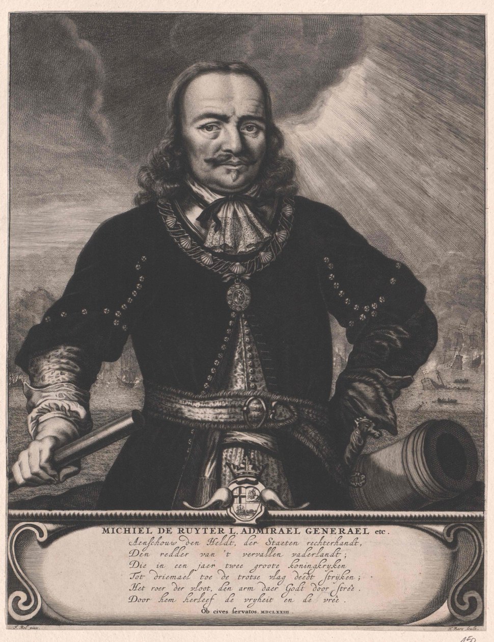 Michiel Adriaanszoon Ruyter door Artist Unknown