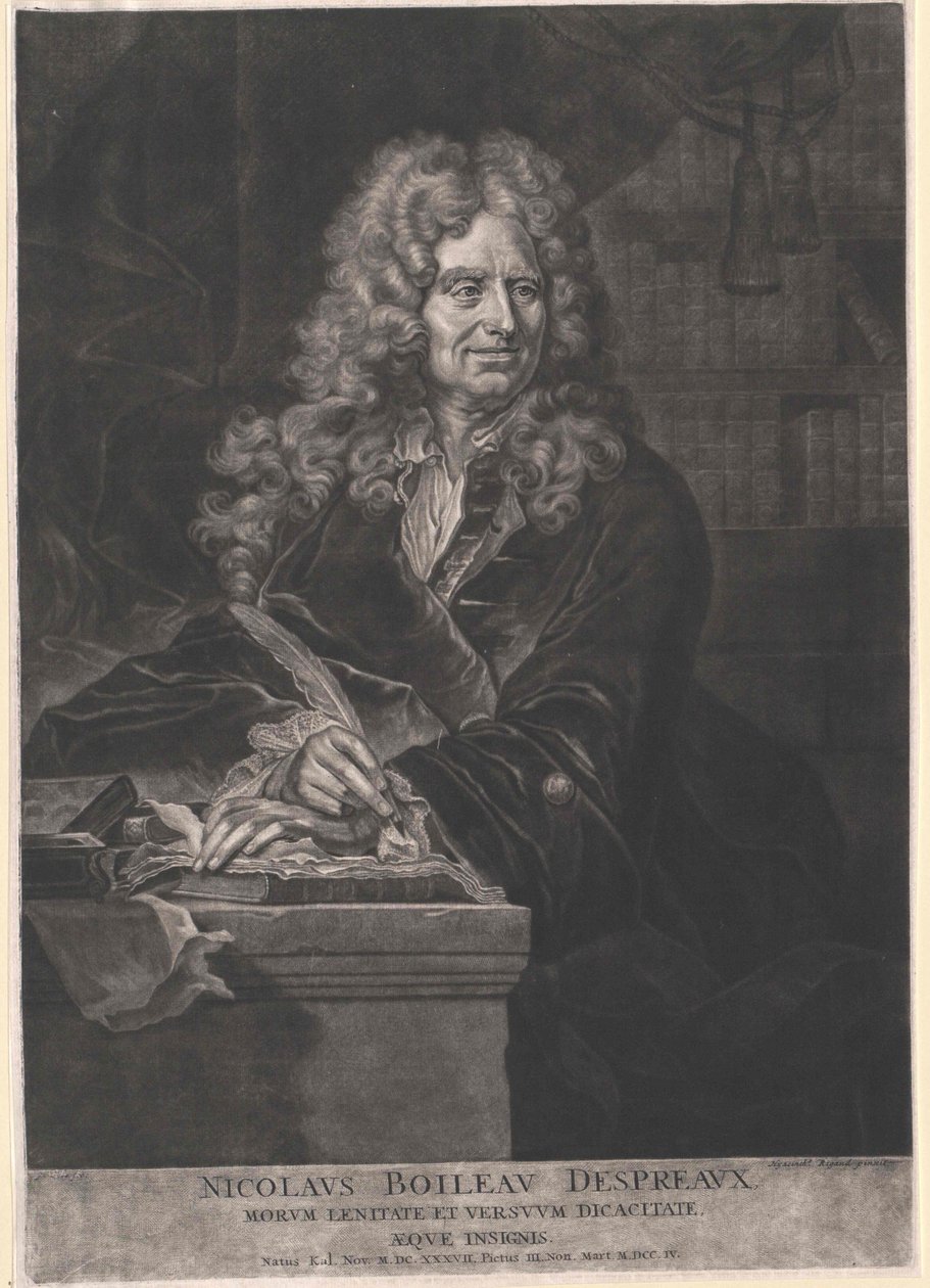Nicolas Boileau-Despreaux door Artist Unknown