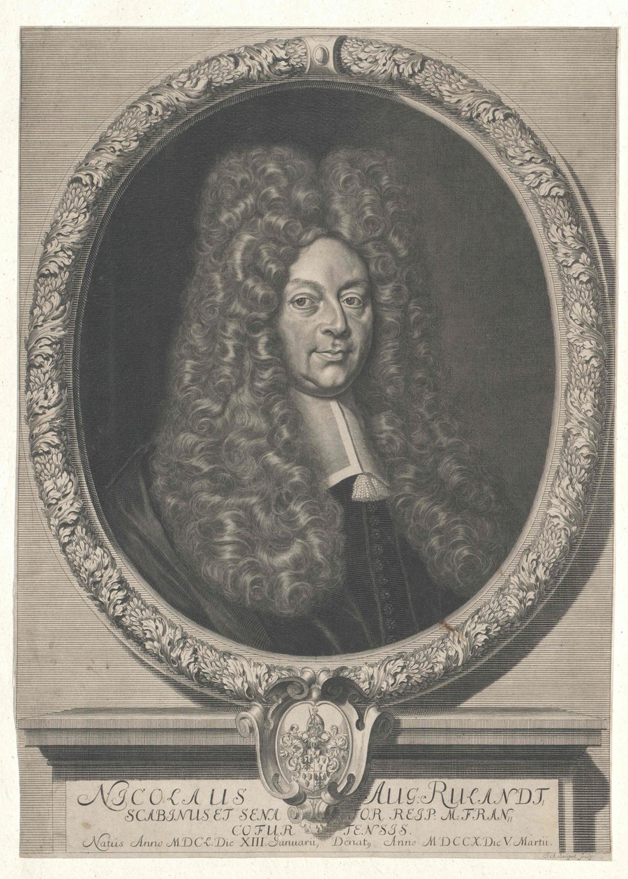 Nicolaus August Ruland door Artist Unknown