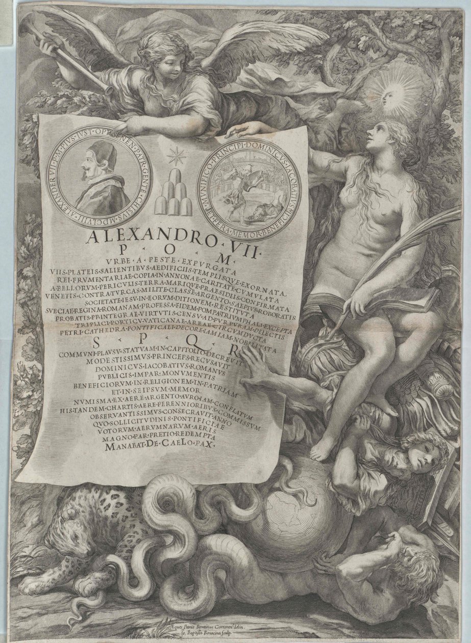 Paus Alexander VII door Artist Unknown