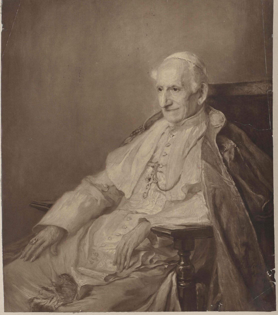 Paus Leo XIII door Artist Unknown
