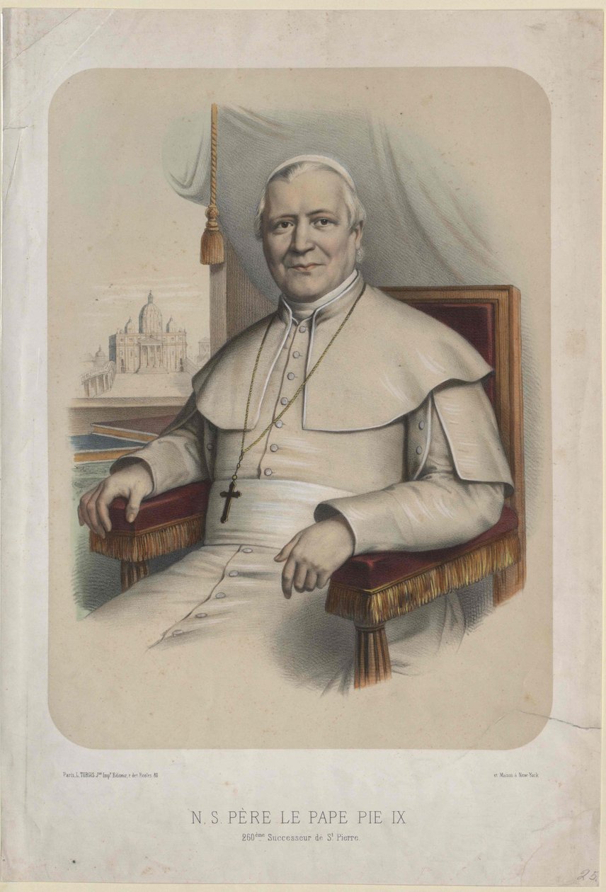 Paus Pius IX door Artist Unknown