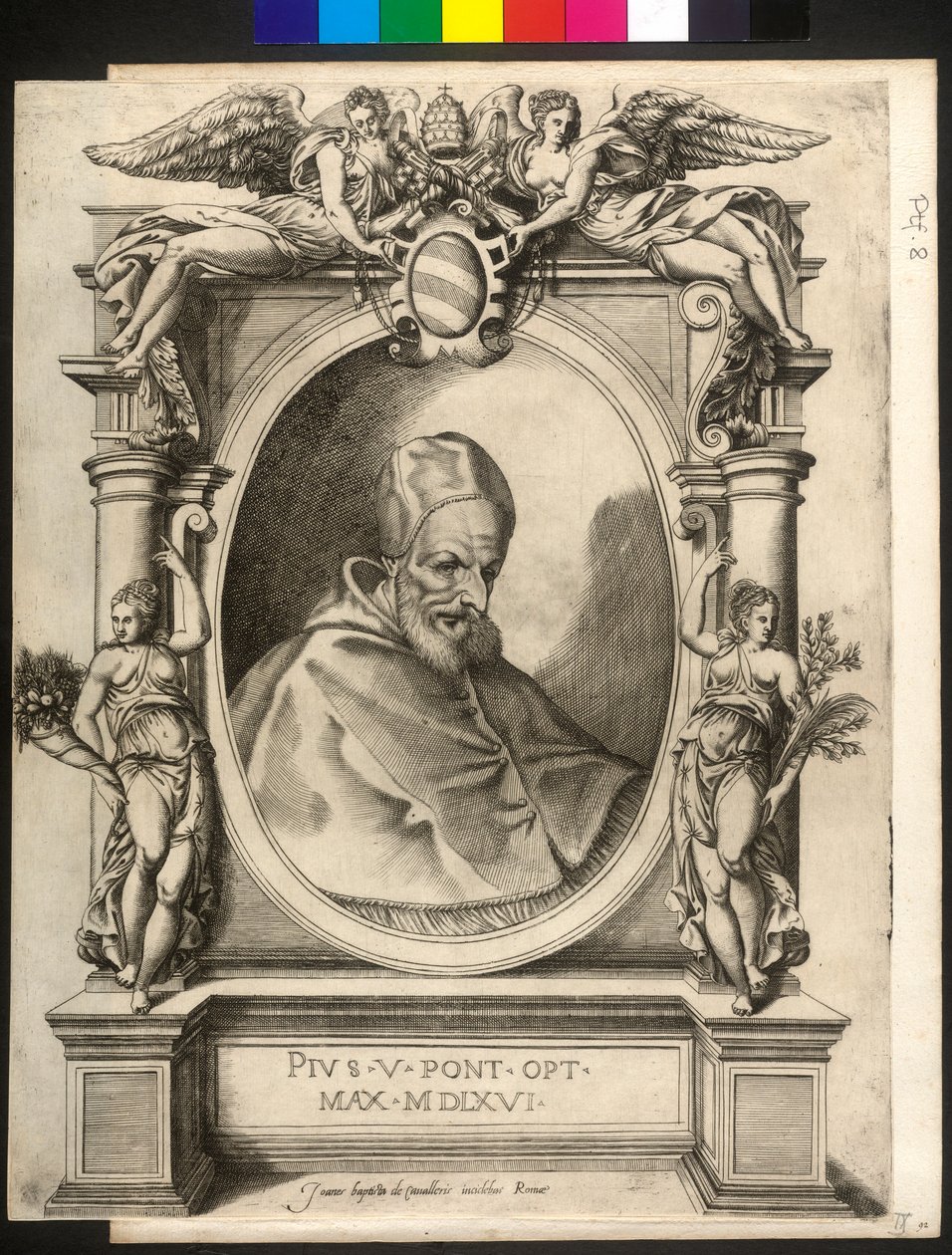 Paus Pius V door Artist Unknown
