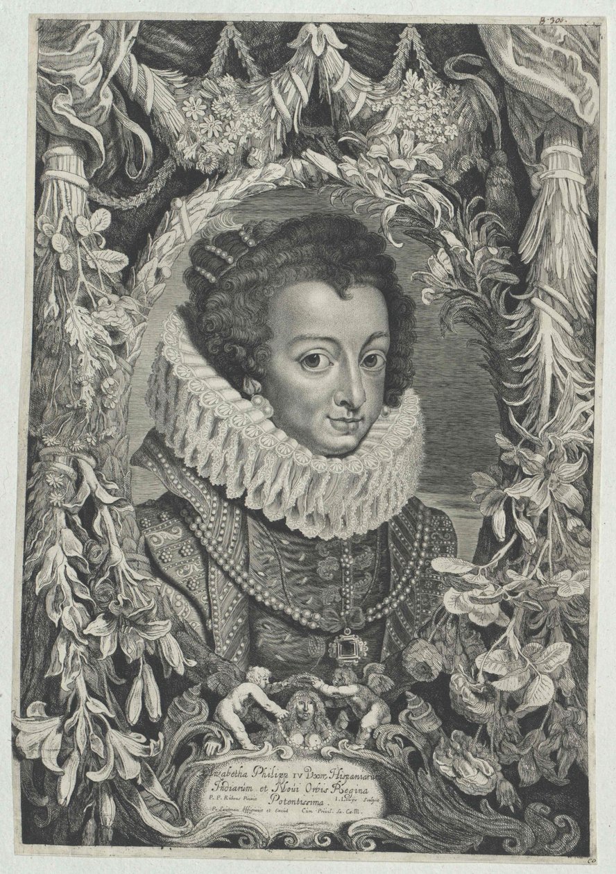 Prinses van Frankrijk Elisabeth door Artist Unknown