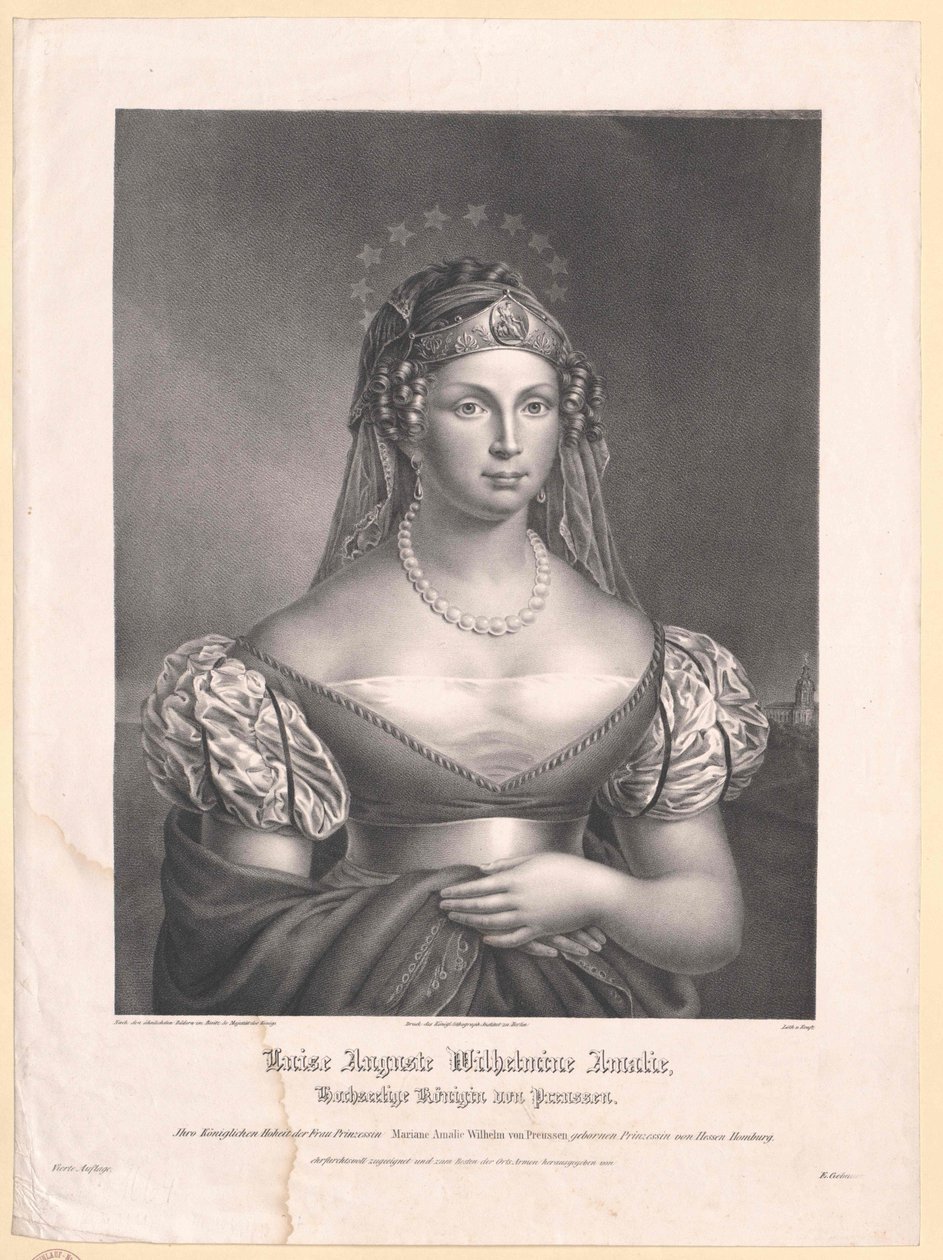 Prinses van Mecklenburg-Strelitz Louise door Artist Unknown