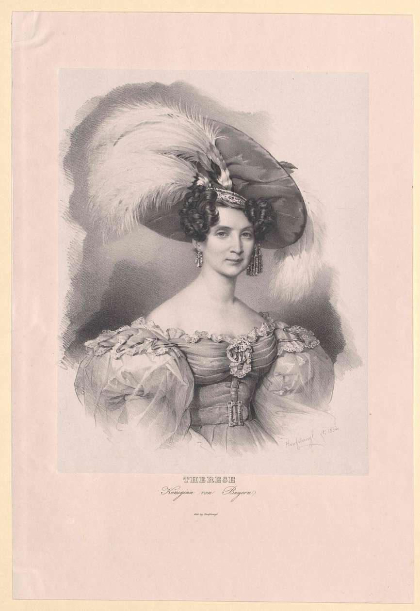 Prinses van Saksen-Hildburghausen (1792-1854) Therese door Artist Unknown