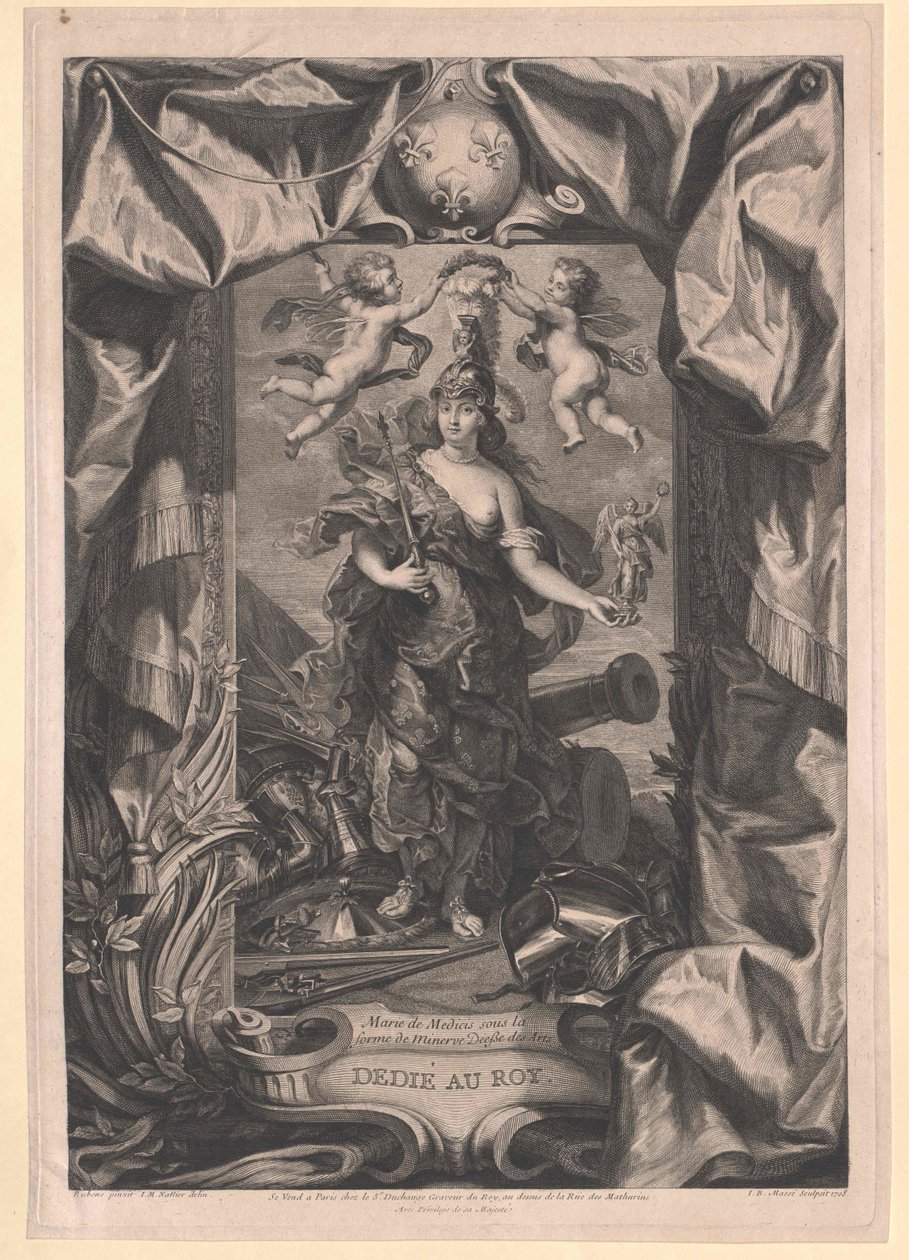 Prinses van Toscane Maria de "Medici door Artist Unknown