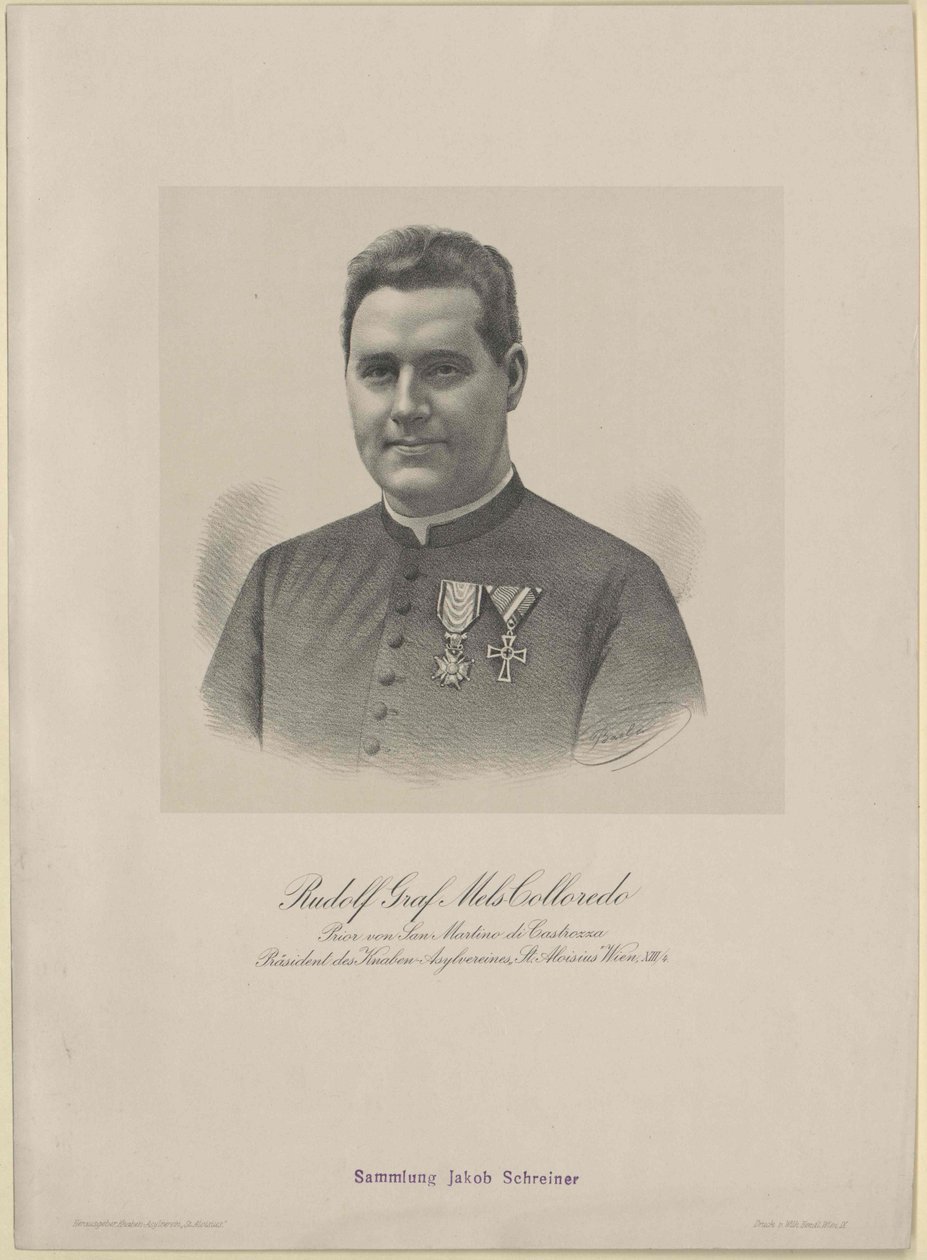 Rudolf graaf Mels-Colloredo door Artist Unknown