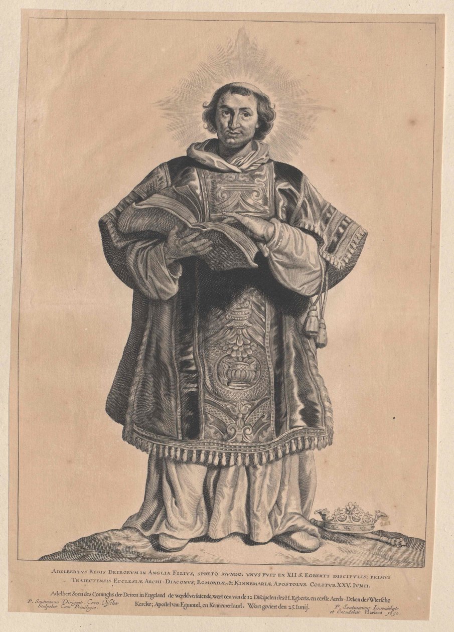 Sint Adalbert van Egmont door Artist Unknown
