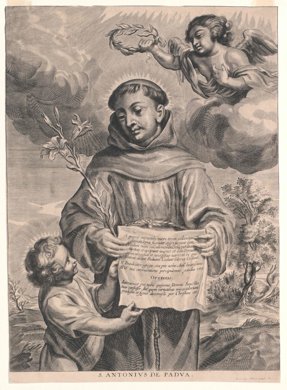 Sint Anton van Padua door Artist Unknown