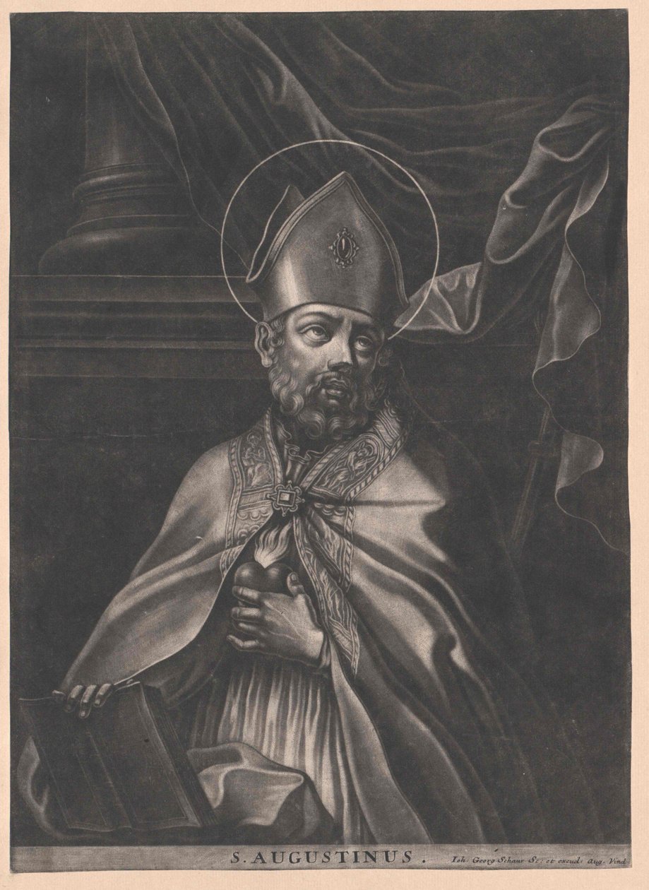 Sint Augustinus van Hippo door Artist Unknown
