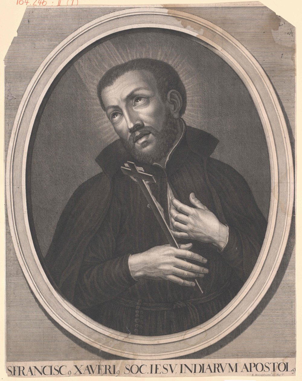 Sint Franciscus Xaverius door Artist Unknown