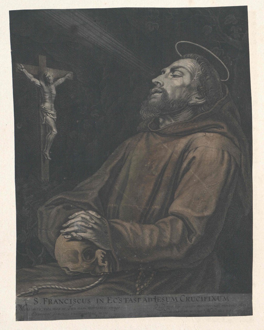 Sint Franciscus van Assisi door Artist Unknown