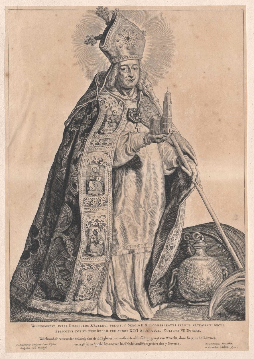 Sint Willibrord door Artist Unknown