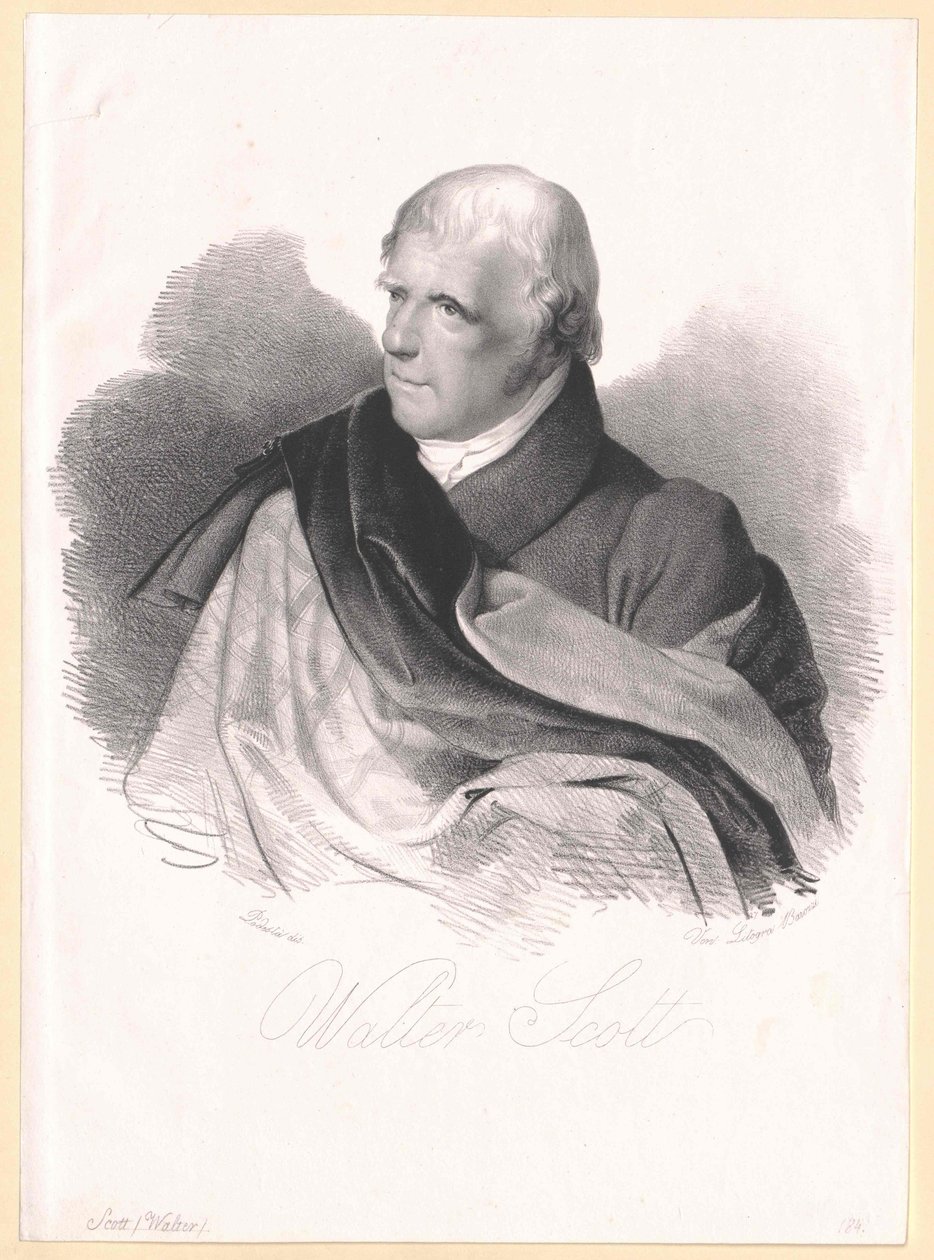 Sir Walter Scott door Artist Unknown