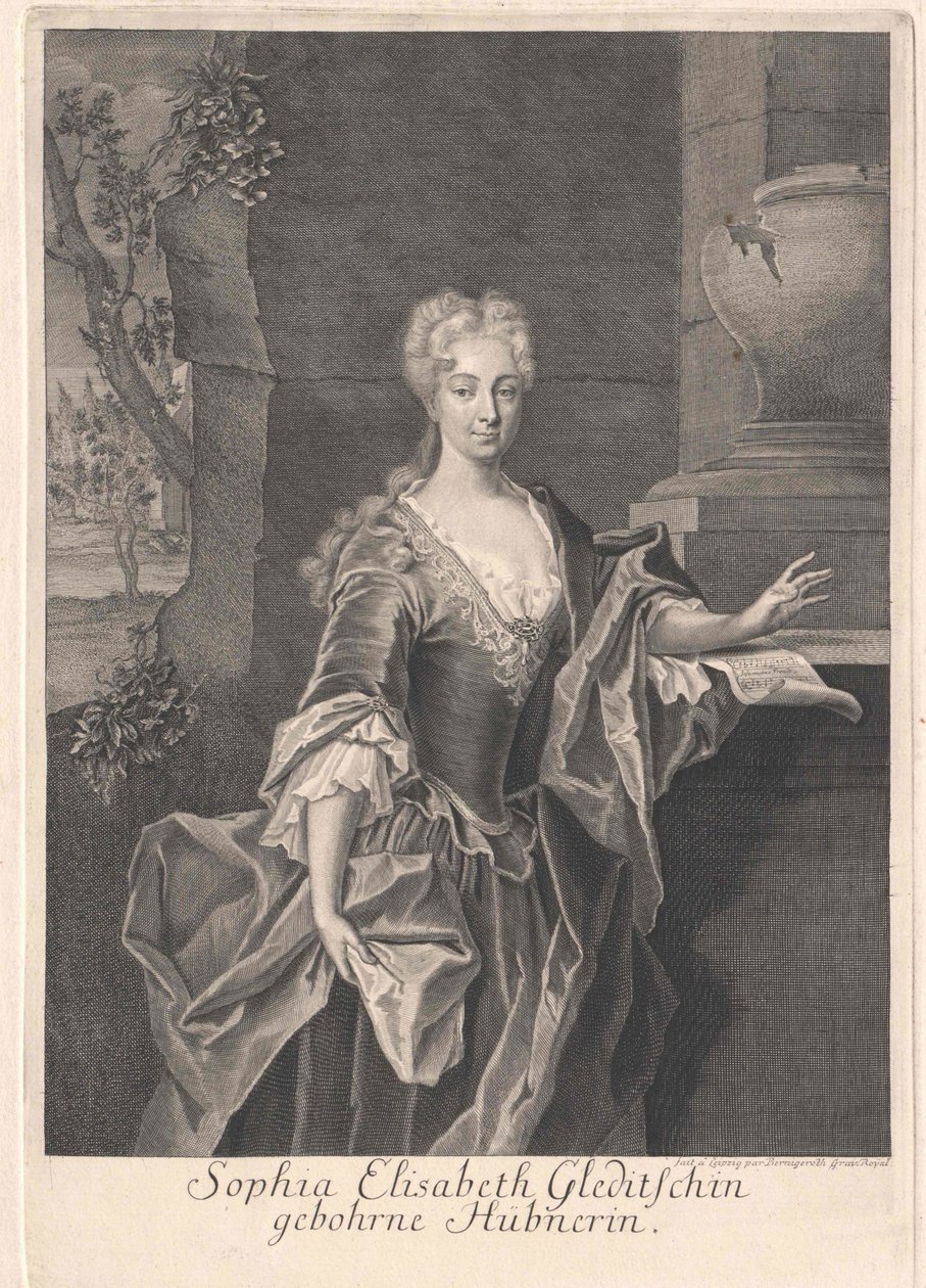Sophia Elisabeth Huebner door Artist Unknown