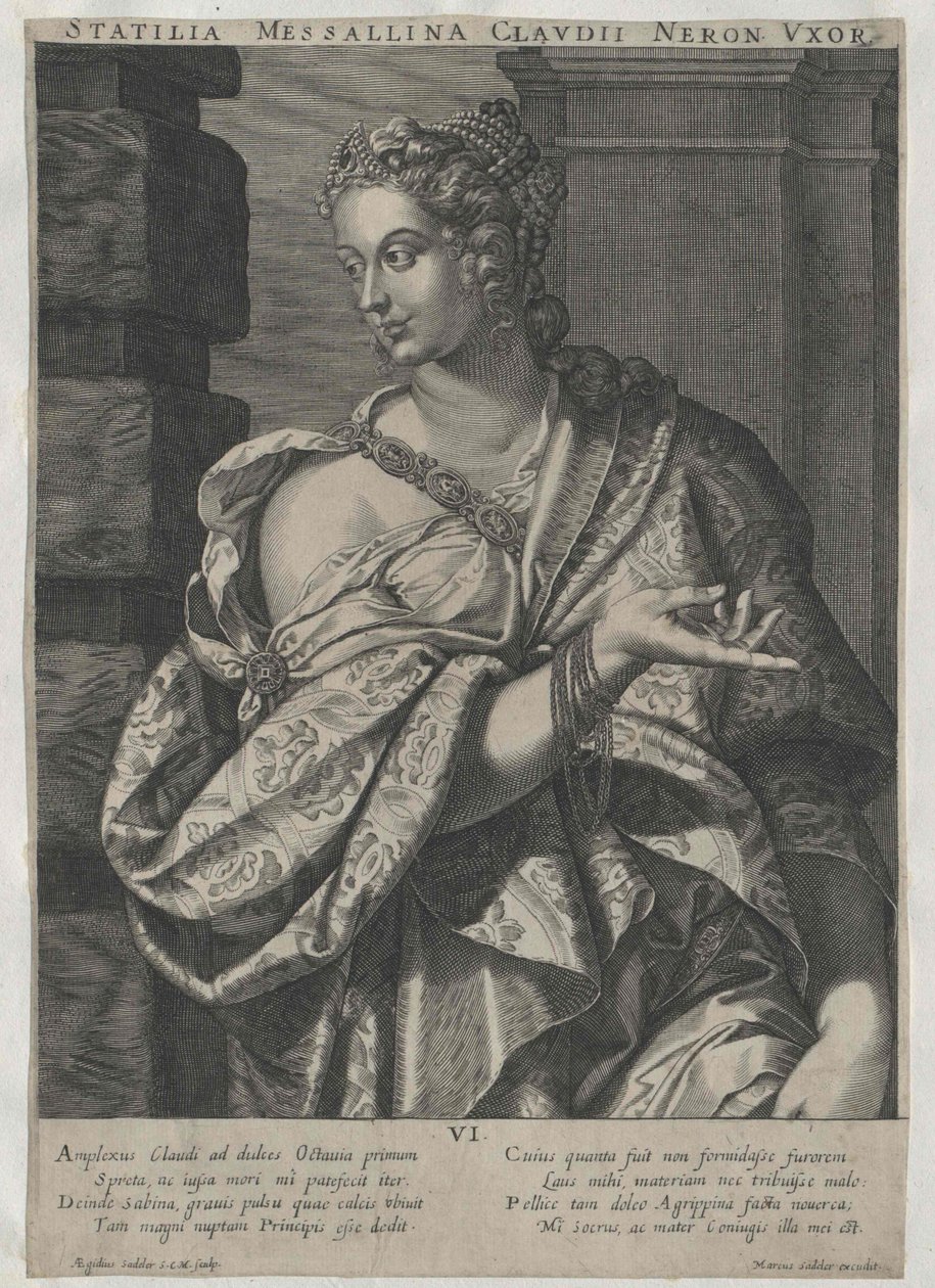Statilia Messalina, door Artist Unknown