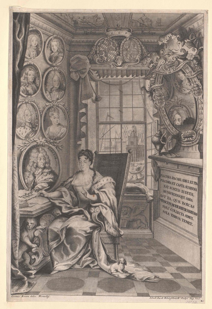 Theresia Cunigunde Sobieska door Artist Unknown