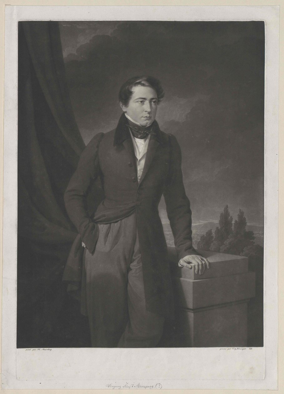 Vincenz prins Auersperg door Artist Unknown