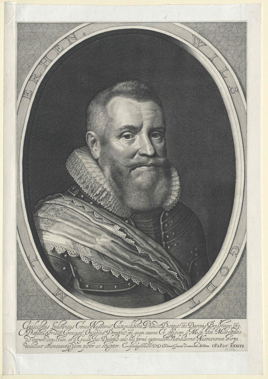 Willem Lodewijk Graaf van Nassau-Dillenburg door Artist Unknown