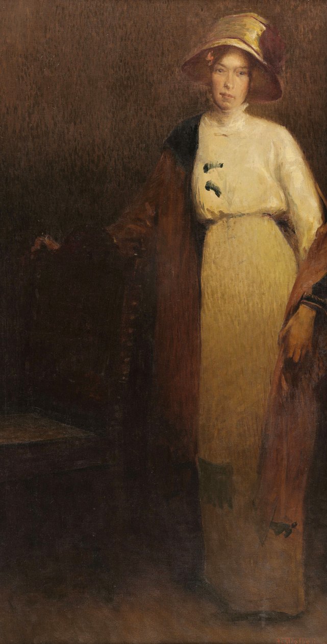 Portret van Silvia Meyer door Artur Timoteo da Costa
