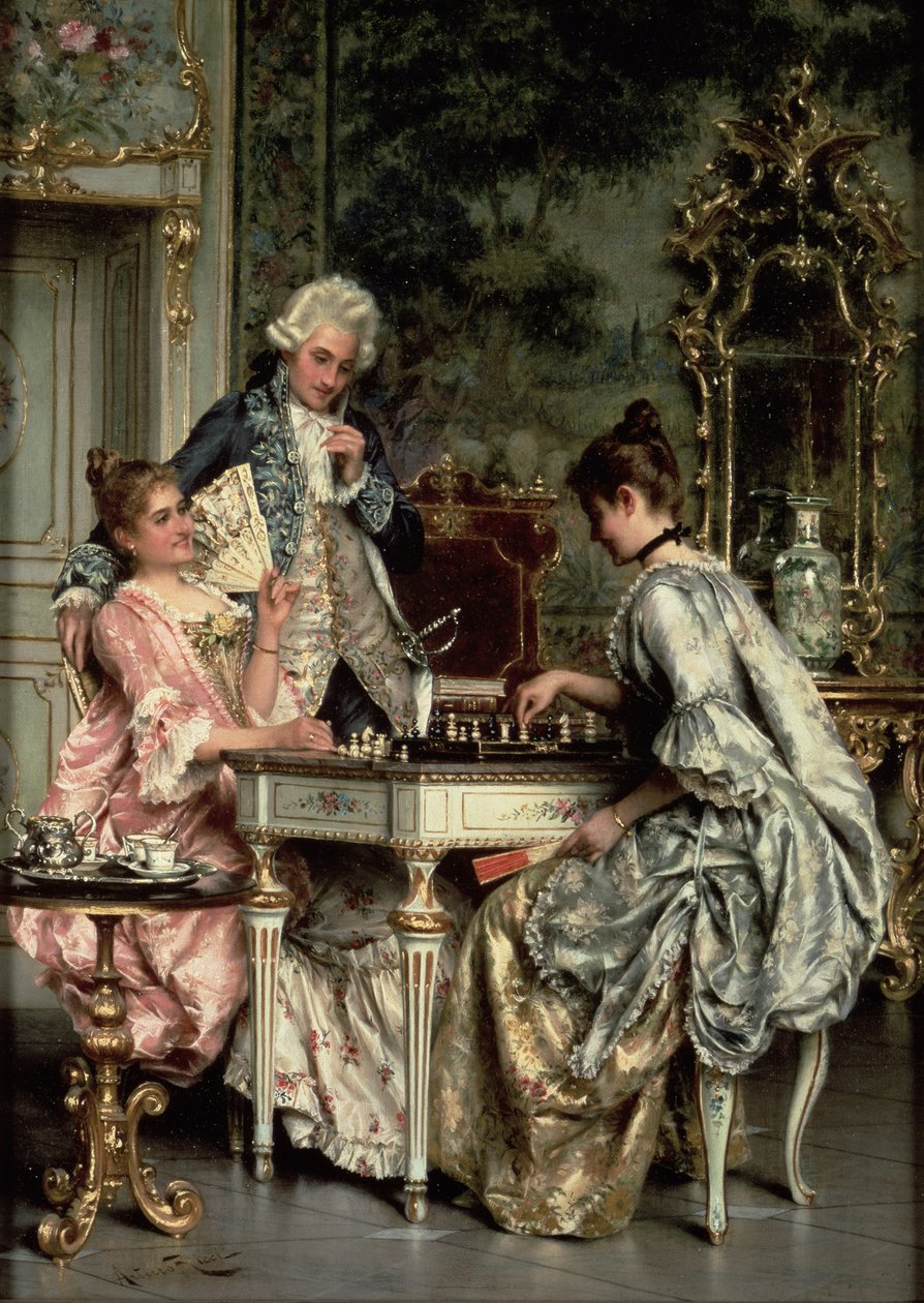 Het schaakspel door Arturo Ricci
