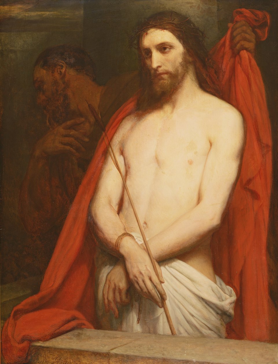 Christus met het riet door Ary Scheffer