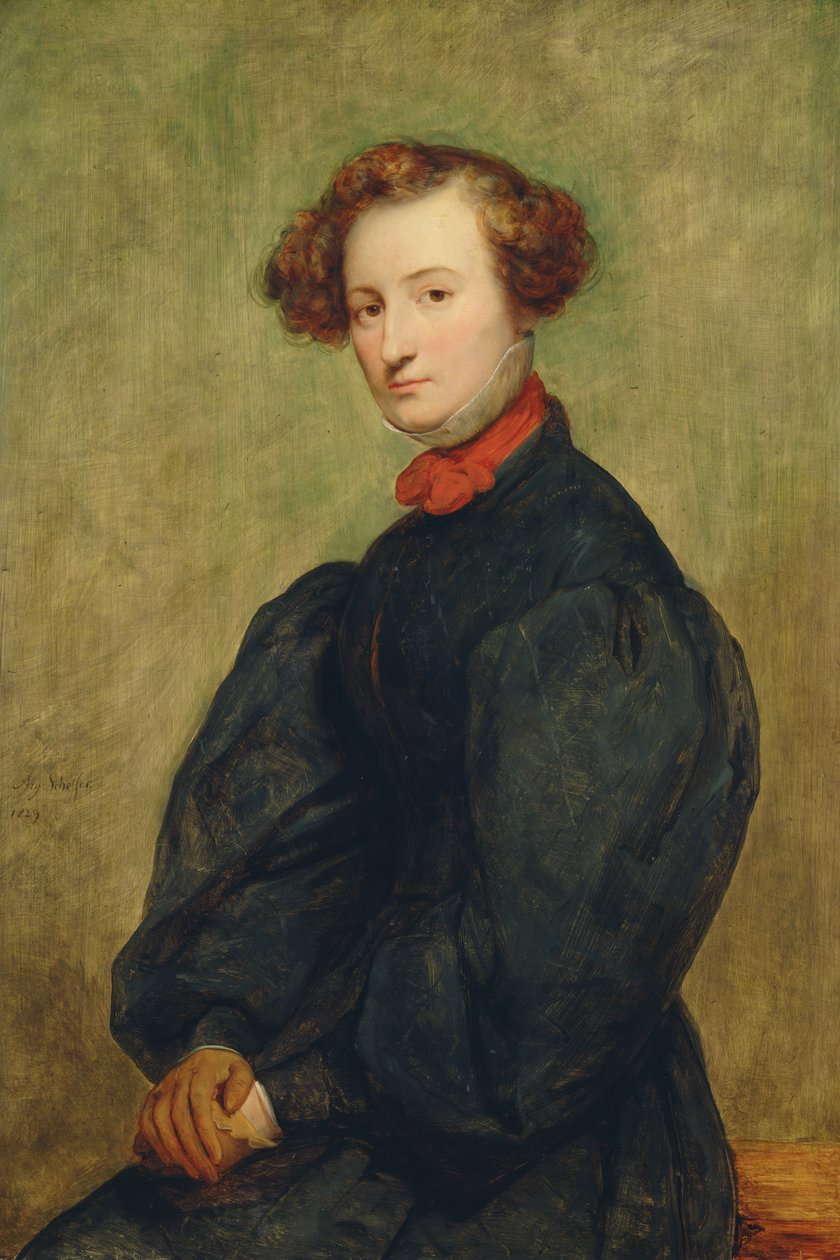 Felicie de Fauveau, 1829 door Ary Scheffer