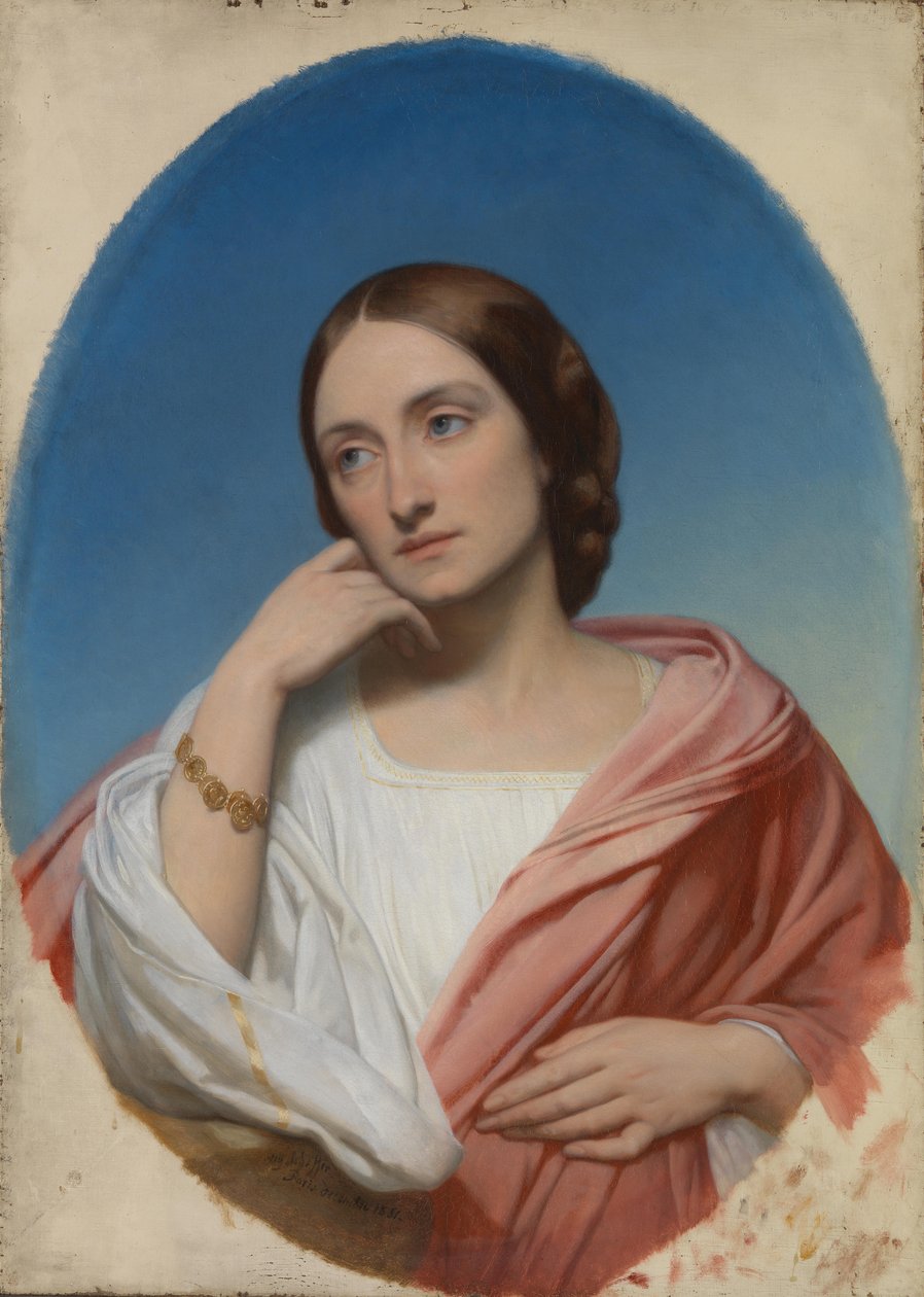 Mevrouw Robert Hollond, filantroop, geboren Ellen Julia Teed (1822 - 1884) door Ary Scheffer