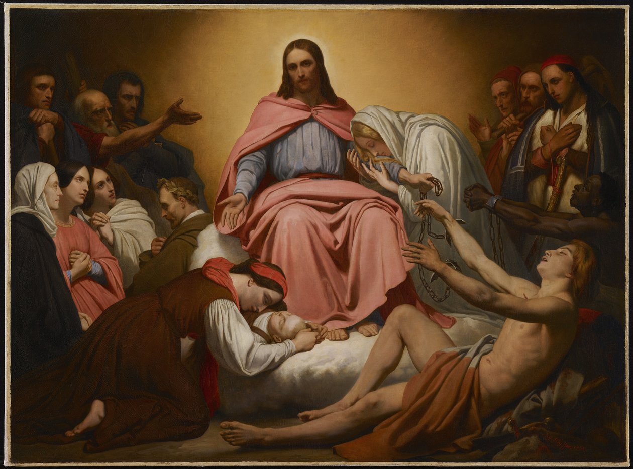 Christus Trooster door Ary Scheffer