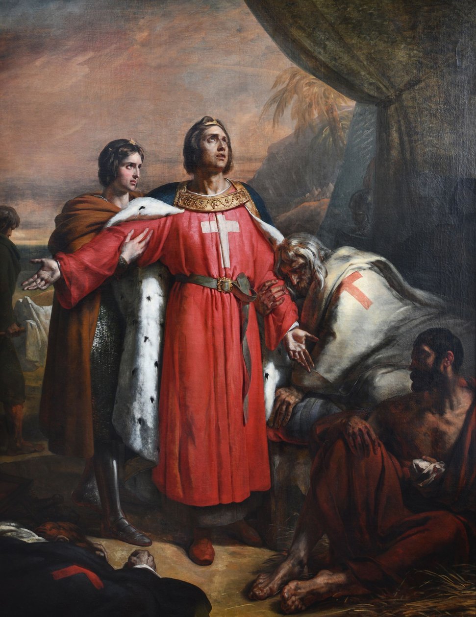 Frans: Saint Louis visiterant les pestiférés door Ary Scheffer