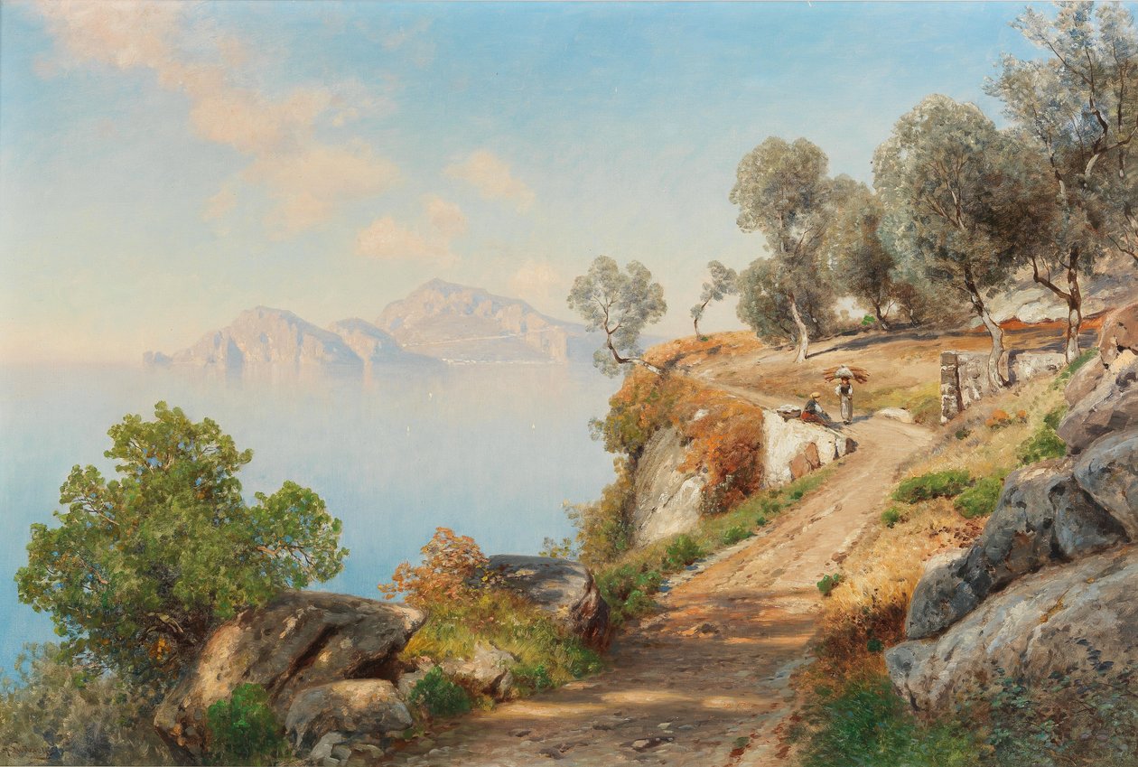 Duits: Uitzicht op Capri door Ascan Lutteroth