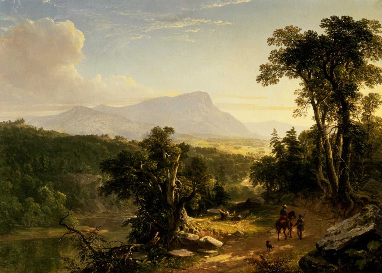 Landschap-Compositie: In de Catskills, 1848 door Asher Brown Durand