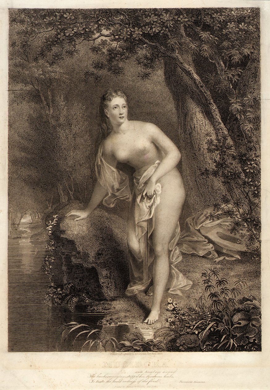 Musidora door Asher B. Durand