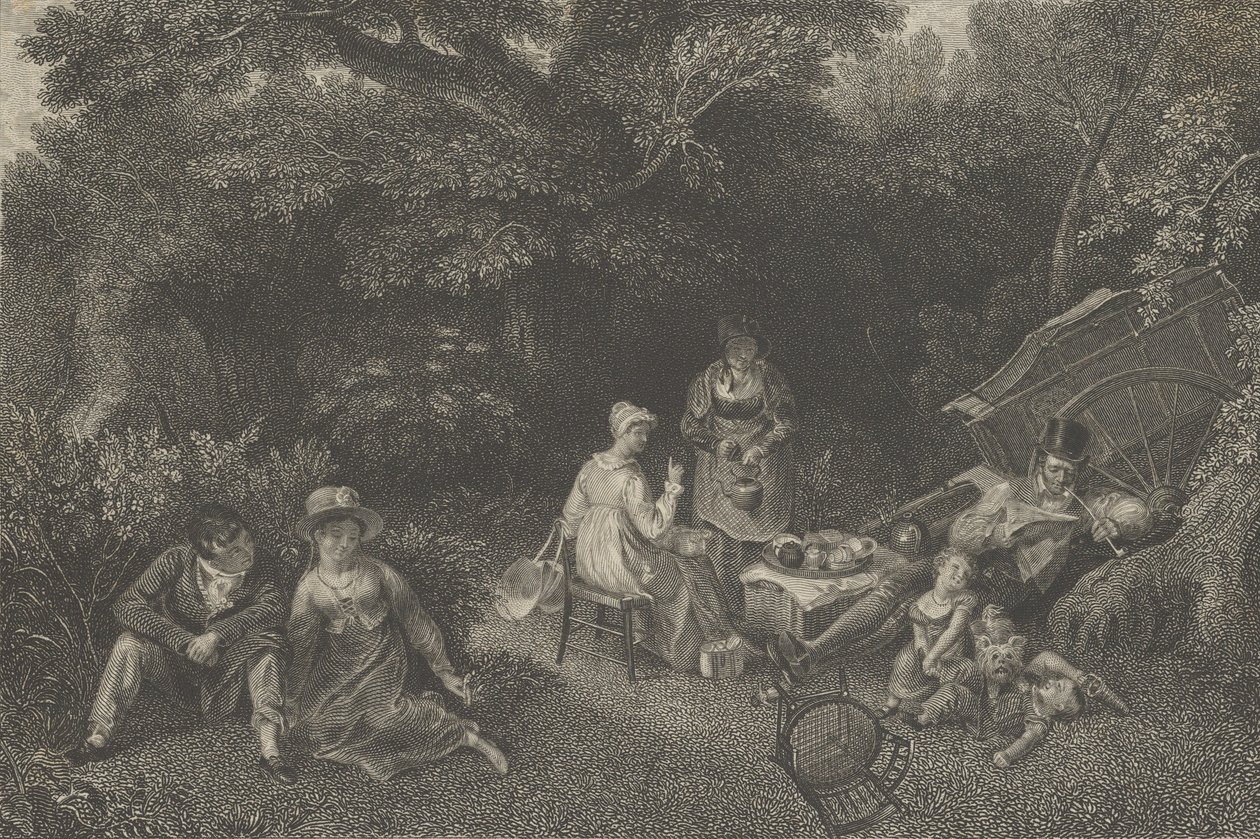 Zigeunerfeest door Asher Brown Durand