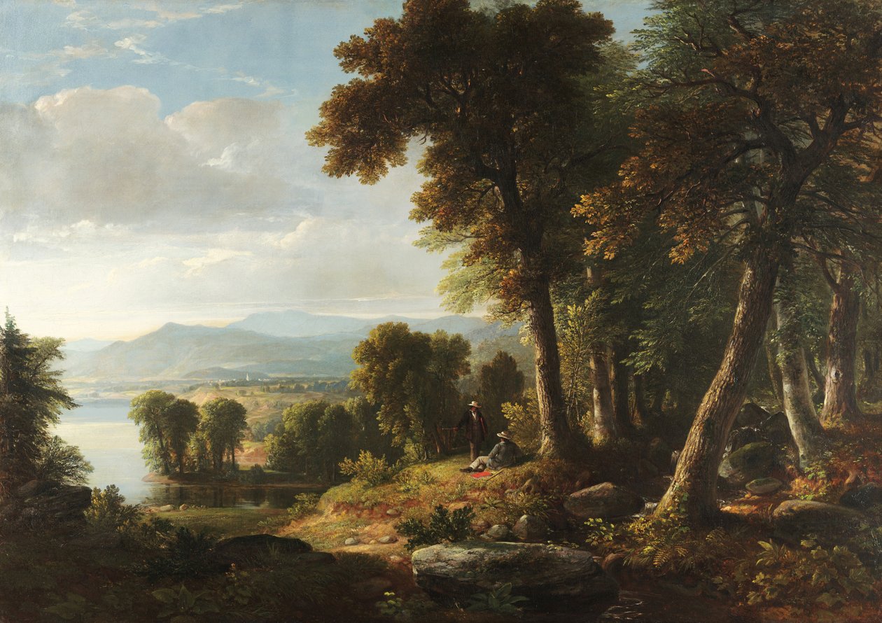 Landschap door Asher Brown Durand