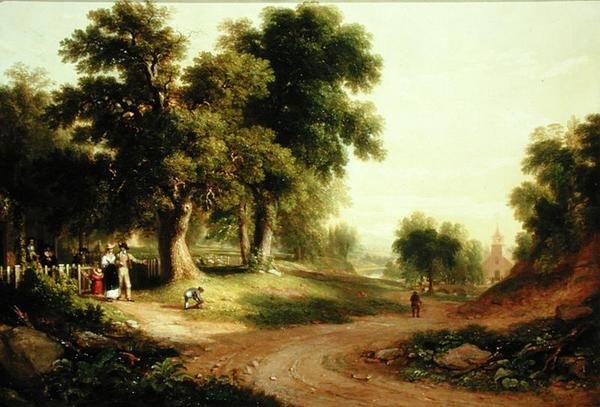 Zondagochtend door Asher Brown Durand