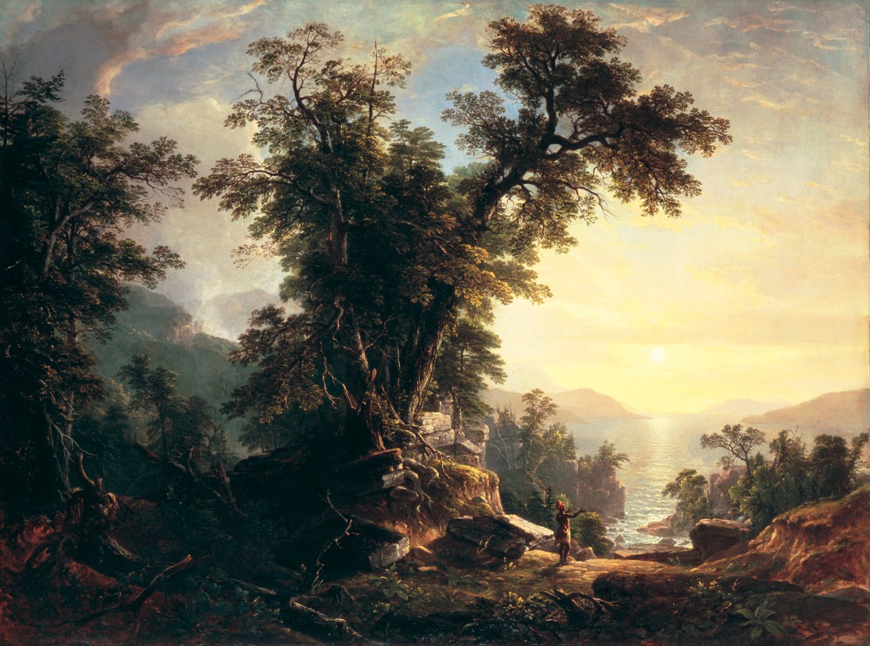 De avondgebeden van de Indianen door Asher Brown Durand