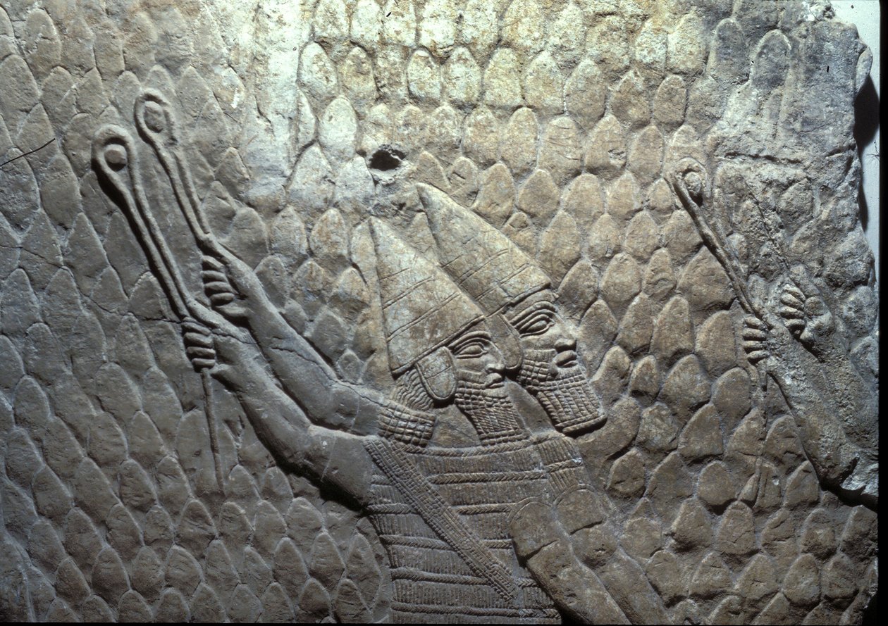 Assyrische slingeraars, Paleis van Sennacherib, Nineveh door Assyrian