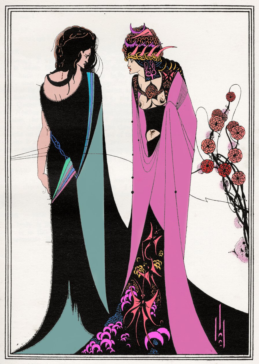 Johannes en Salome door Aubrey Beardsley