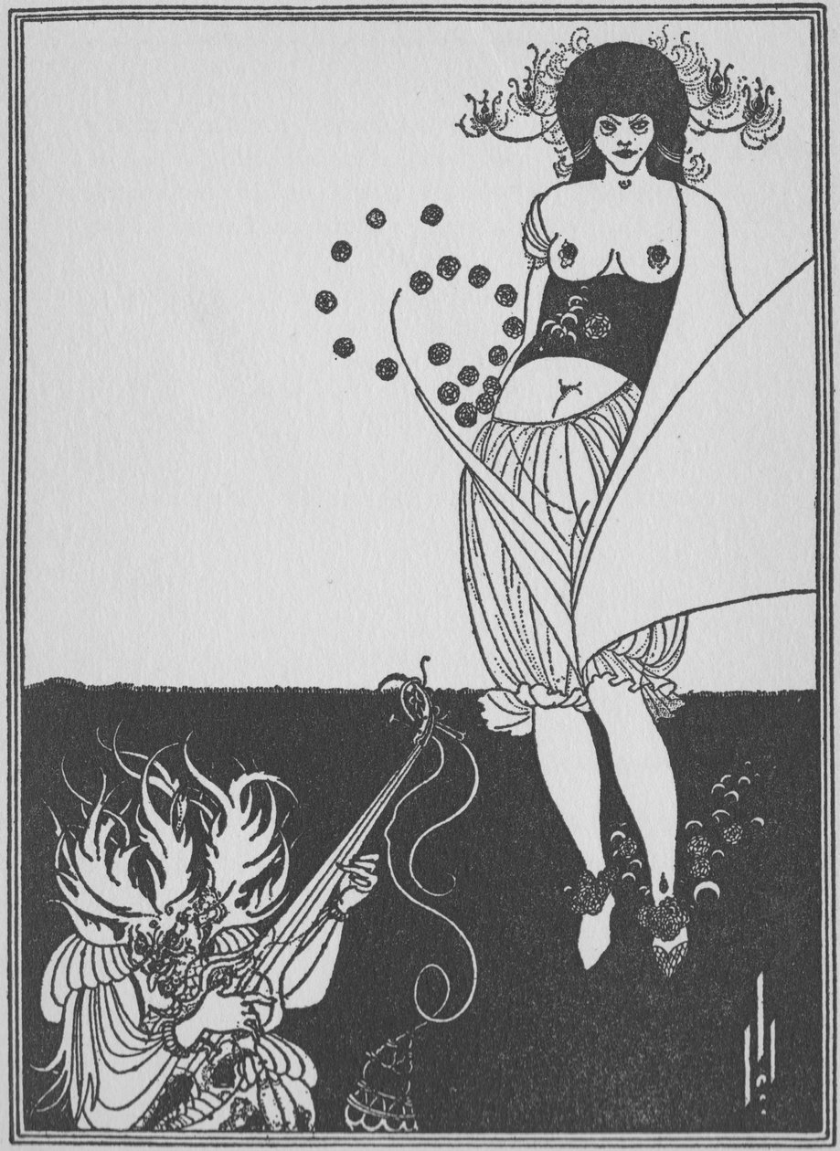 De buikdans, 1896 door Aubrey Beardsley